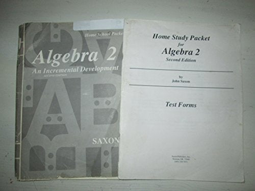 Algebra 2 2e Extra Tests