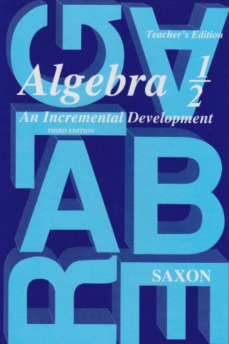 Saxon Algebra 1/2