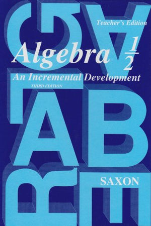 Saxon Algebra 1/2