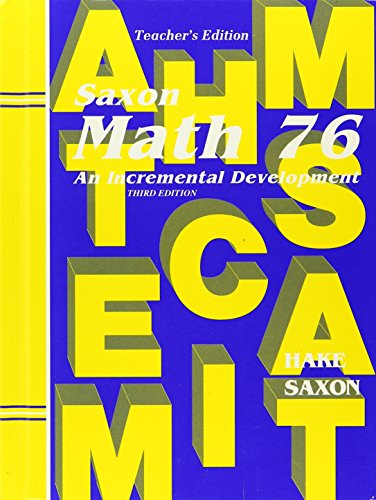 Saxon Math 7/6