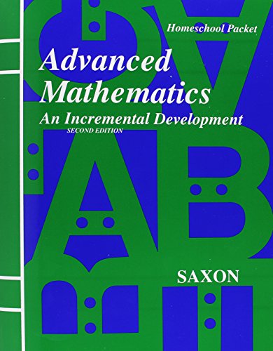 Saxon Advanced Math Answer Key & Tests Second Edition