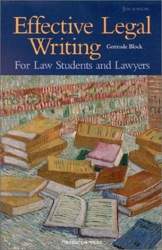 Effective Legal Writing