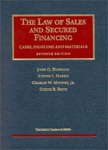 Law of Sales and Secured Financing