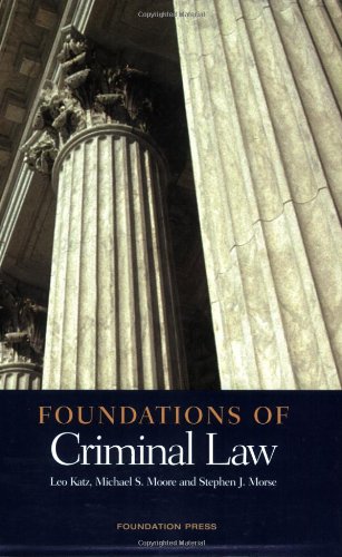 Foundations of Criminal Law