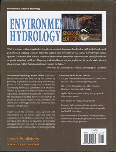 Environmental Hydrology, Second Edition