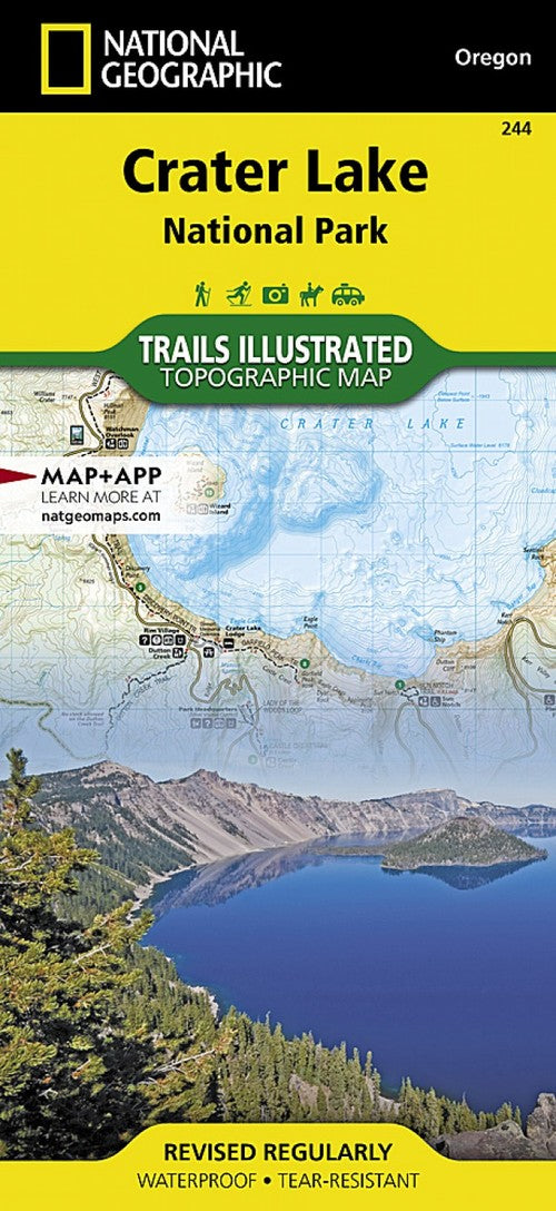 Crater Lake National Park Map