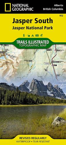 Jasper South Map (Jasper National Park)
