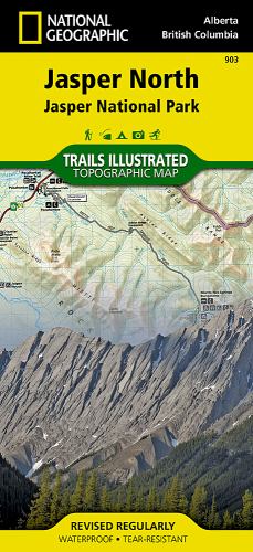 Jasper North Map (Jasper National Park)