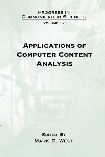 Applications of Computer Content Analysis