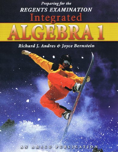 Preparing for the Regents Examination Integrated Algebra 1
