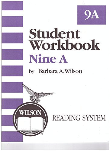 Student Workbook Nine A Wilson Reading System A