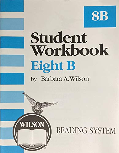 Wilson Reading System - Student Workbook Eight B