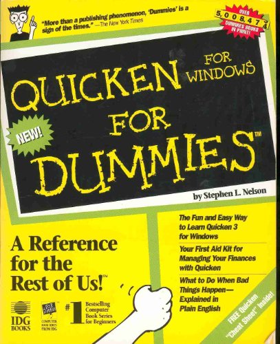 Quicken 3.0 for Windows For Dummies