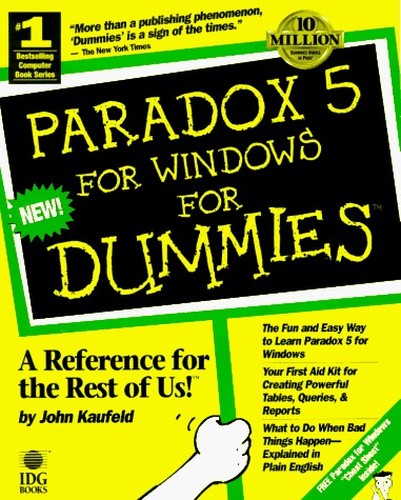 Paradox 5.5 for Windows For Dummies