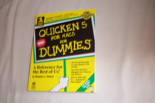 Quicken(r) 5 for Macs for Dummies(r)