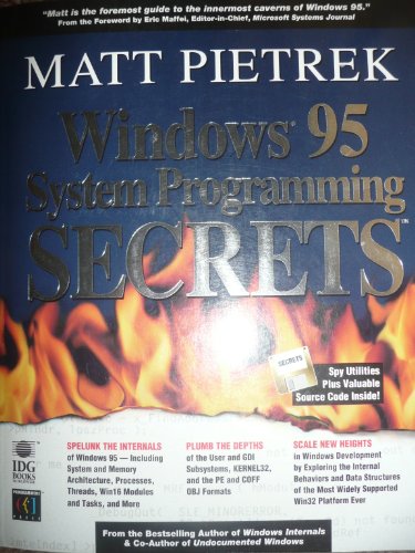 Windows '95 Systems Programming Secrets