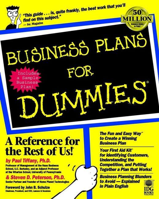 Creating Business Plans For Dummies