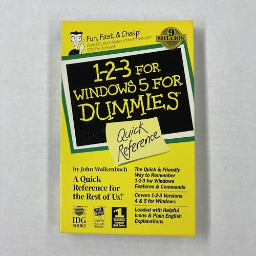 1-2-3 for Windows for Dummies Quick Reference