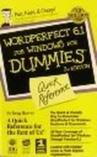 WordPerfect 6.1 for Windows for Dummies Quick Reference