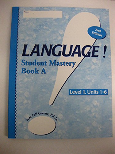 Language Student Mastery Book A