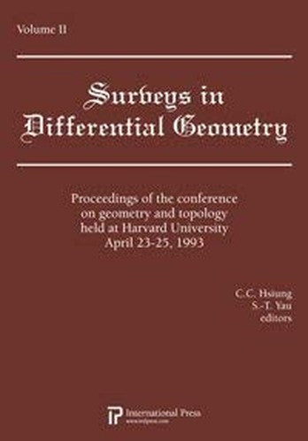 Surveys in Differential Geometry Vol II