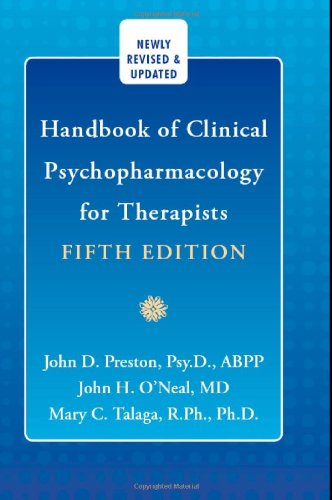 Handbook of Clinical Psychopharmacology