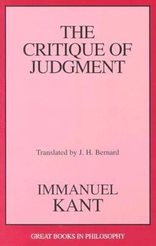 The Critique of Judgment