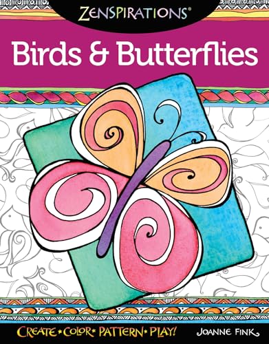 Zenspirations Coloring Book Birds & Butterflies