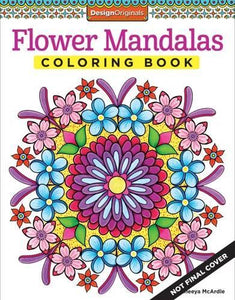 Flower Mandalas Coloring Book 