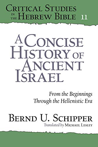 A Concise History of Ancient Israel