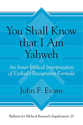 You Shall Know that I Am Yahweh