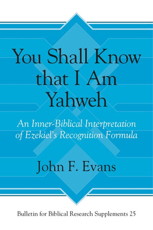 You Shall Know that I Am Yahweh