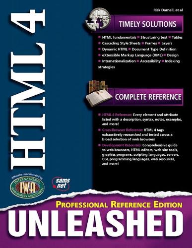 HTML 4 Unleashed, Professional Reference Edition