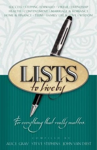 Lists to Live By: the third collection