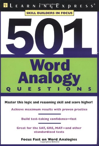 501 Word Analogies Questions and Answers