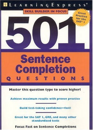 501 Sentence Completion Questi