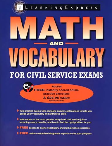 Math and Vocabulary for Civil Service Exams
