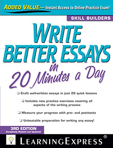 Write Better Essays in 20 Minutes a Day