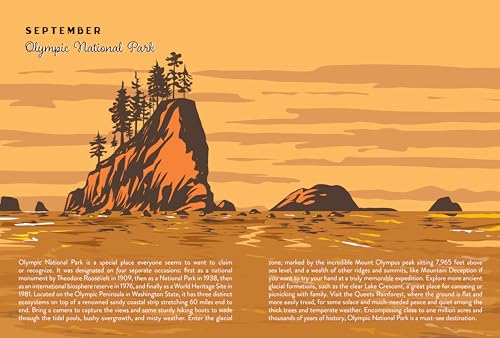 National Parks 2025 Weekly Planner