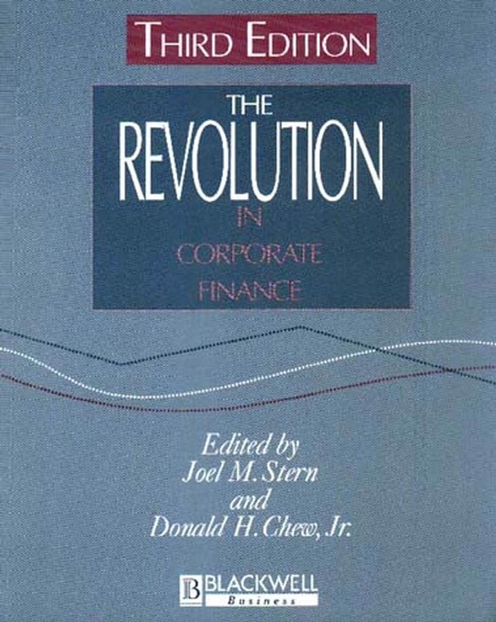 The Revolution in Corporate Finance