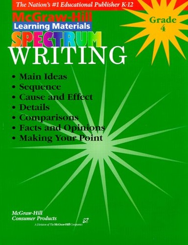 Spectrum Writing: Grade 4