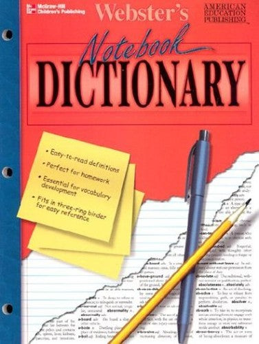 Webster's Notebook Dictionary