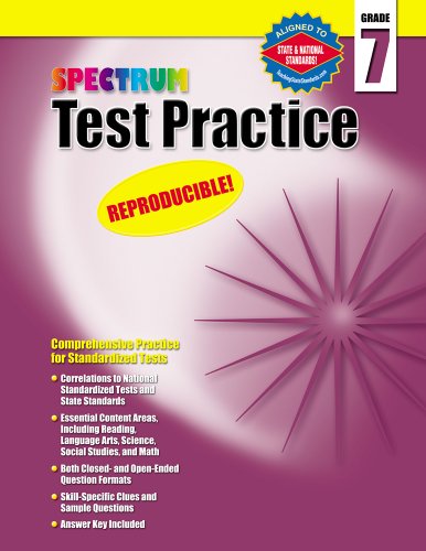 Spectrum Test Practice Grade 7