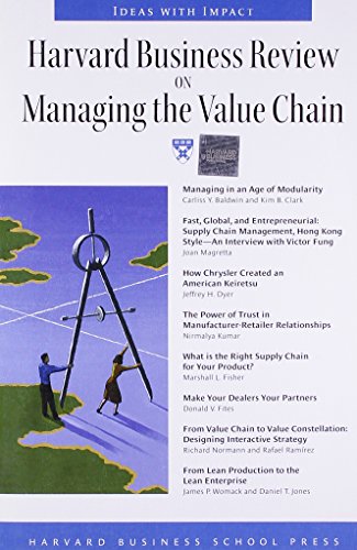 "Harvard Business Review" on Managing the Value Chain