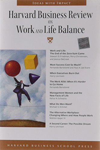 "Harvard Business Review" on Work and Life Balance