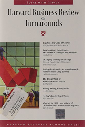 "Harvard Business Review" on Turnarounds