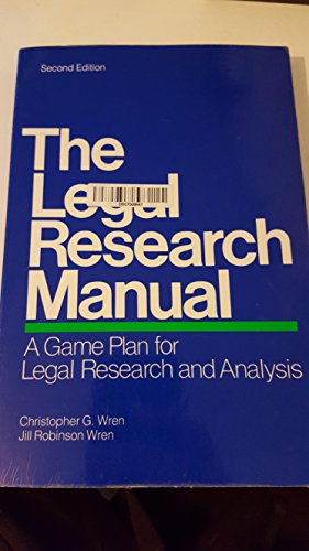 The Legal Research Manual