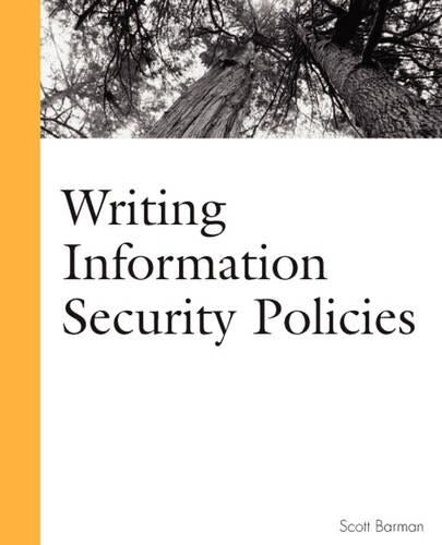 Writing Information Security Policies