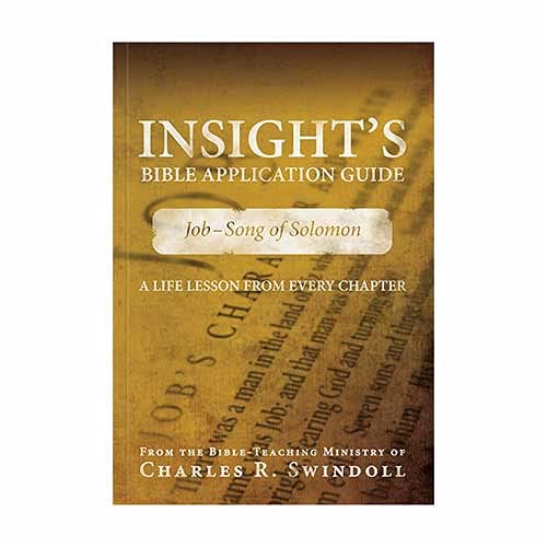 Insight's Bible Application Guide Job-Song of Solomon