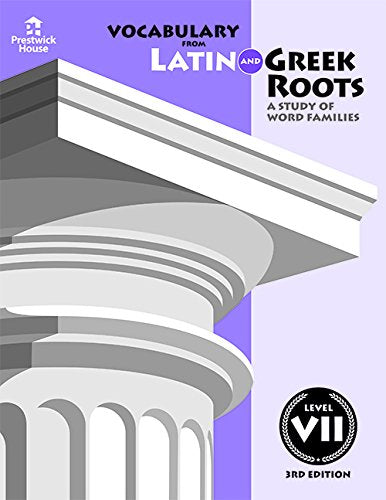 Vocabulary From Latin And Greek Roots: Book 1